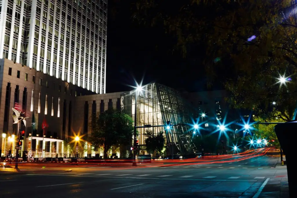 omaha city lights at night