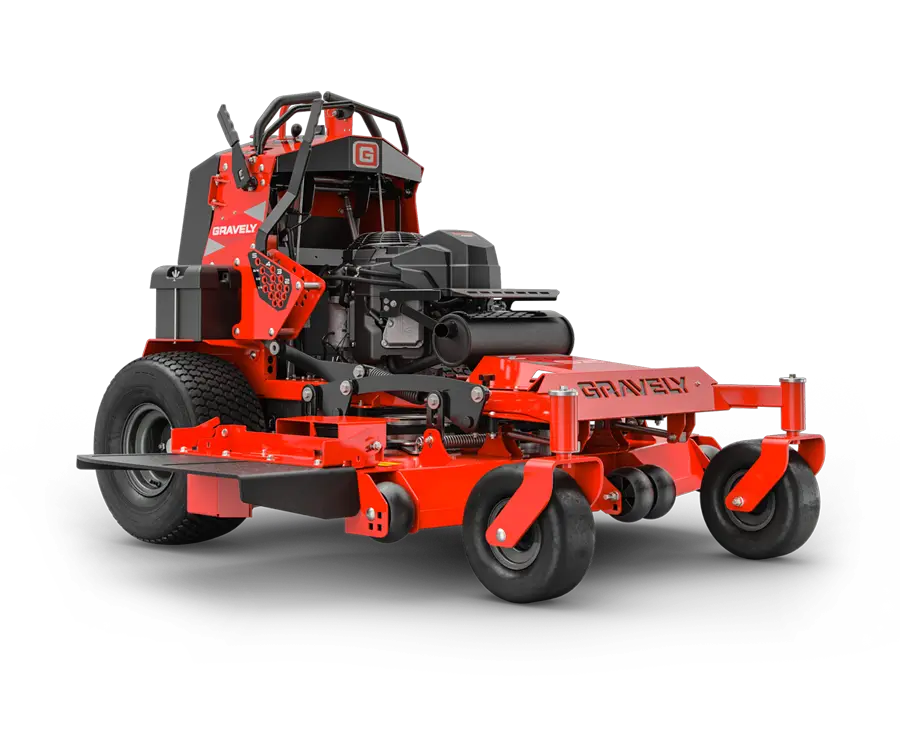 Gravely Z-Stance stand on mower