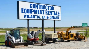 Contractor Equipment Rentals in Atlantic, IA & Omaha: Skid Steers, Mini Excavators, Compressors & Tree Tools