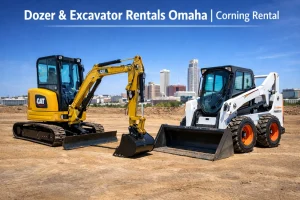 Dozer, Skid Loader & Mini Excavator Rentals in Omaha, NE: Corning Rental’s Best Rates Near You