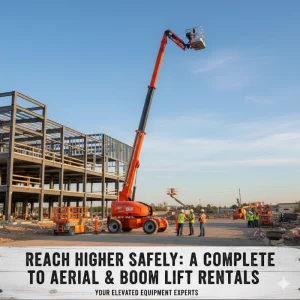 Reach Higher Safely: A Complete Guide to Aerial & Boom Lift Rentals