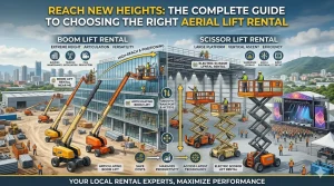 Reach New Heights: The Complete Guide to Choosing the Right Aerial Lift Rental
