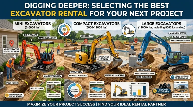 Digging Deeper: Selecting the Best Excavator Rental for Your Next Project