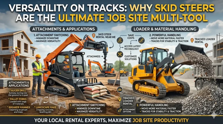 Versatility on Tracks: Why Skid Steers are the Ultimate Job Site Multi-Tool