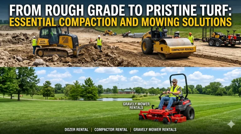 Blog 29 From Rough Grade to Pristine Turf: Essential Compaction and Mowing Solutions